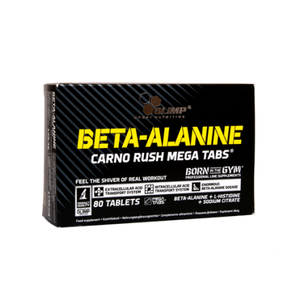Olimp - Beta-Alanine Carno Rush Mega Tabs, 80 Tabletten