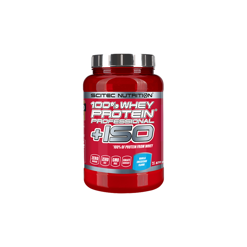 Scitec Nutrition - 100% Whey Protein Professional + ISO, 870g Dose