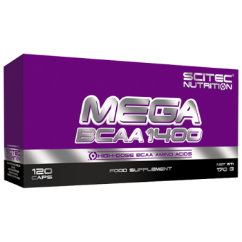 Scitec Nutrition - Mega BCAA 1400 Blister, 120 Kapseln