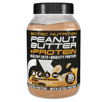 Scitec Nutrition - Peanut Butter + Protein, 500g Dose