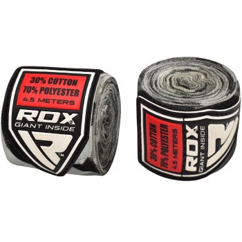 RDX Schwarz 4.5m Boxbandage