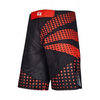 PX MMA Shorts schwarz-rot,...