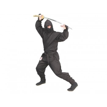 Ninja-Anzug schwarz 6-teilig