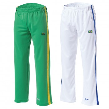 Capoeira Hose grün/gelb...