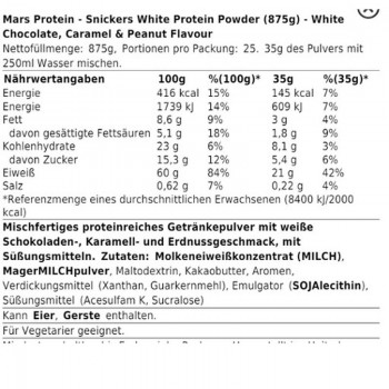 Snickers HI Protein 875g...