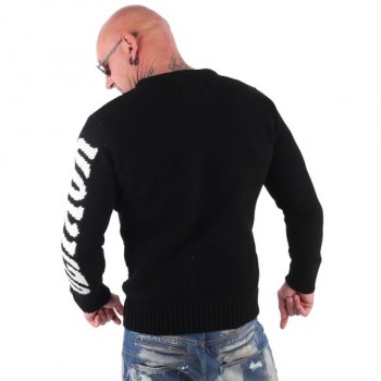 Lettering Knit Pullover,...