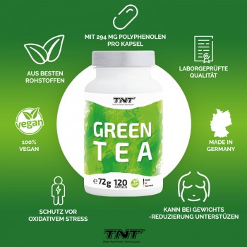 TNT Green Tea (120 Kapseln)