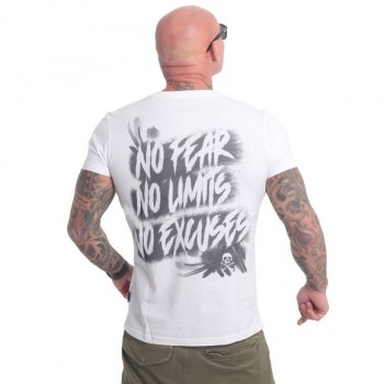 No Limits T-Shirt, weiß