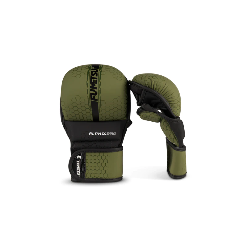 Fumetsu Alpha Pro MMA Sparring Gloves Olive Green-Black - Fumetsu