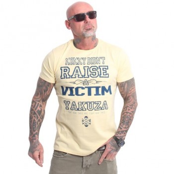 No Victim T-Shirt, pale banana