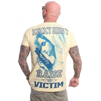 No Victim T-Shirt, pale banana
